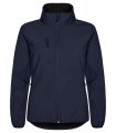 Dames Softshell Jas Clique Classic 0200915 dark navy